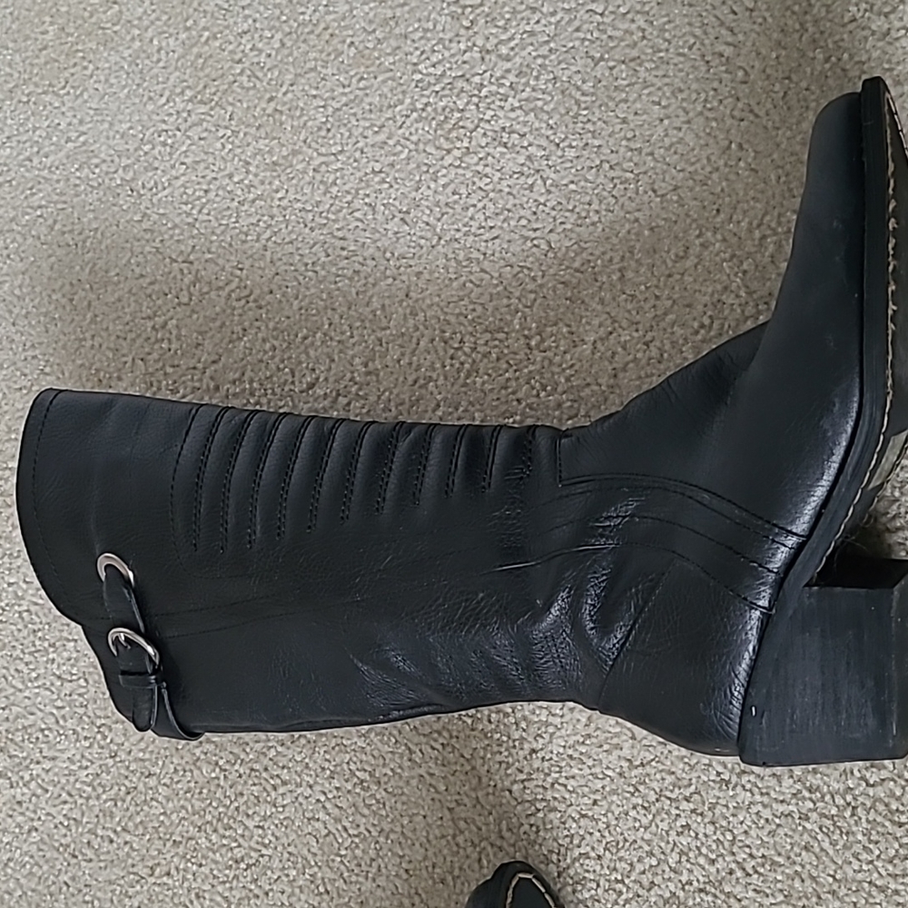 Leather Black Boot - image 4